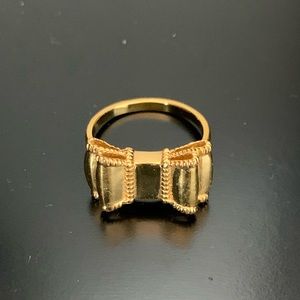 Kate Spade Gold Double Bow Ring